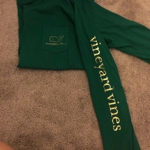 Green Vineyard Vines Long Sleeve